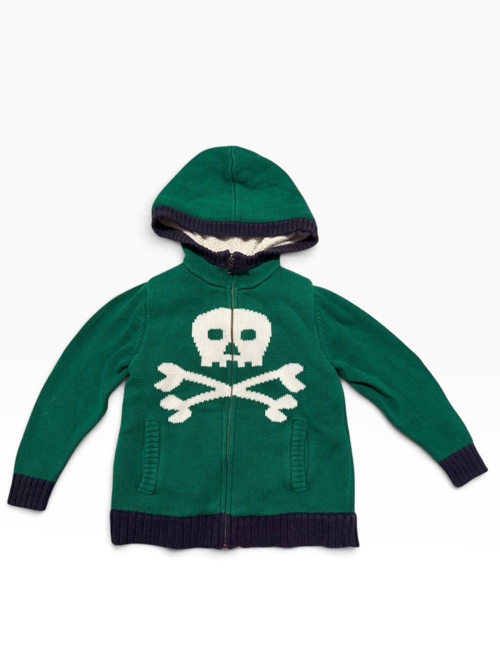 Hanna Andersson Sherpa lined hoodie 110 5T